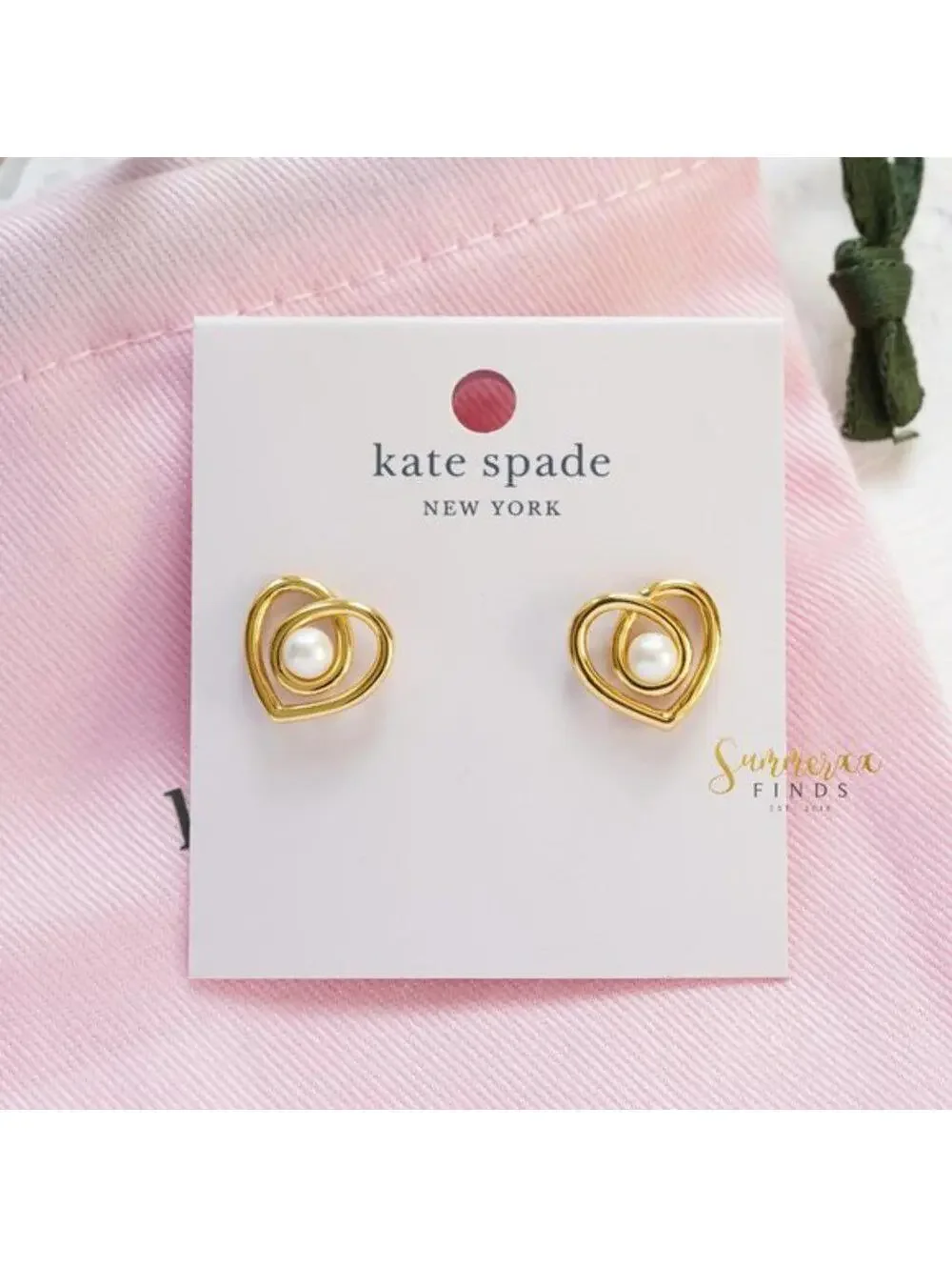 Kate Spade Infinite Hearts Studs Earrings